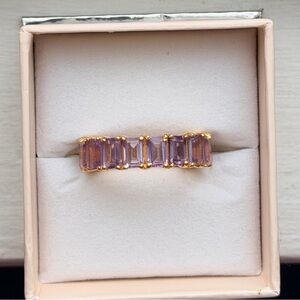 Gold Vintage Alexandrite Ring 8.5